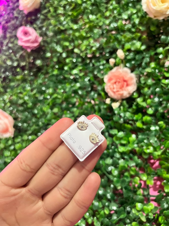 Arete Esmaltado De Plata