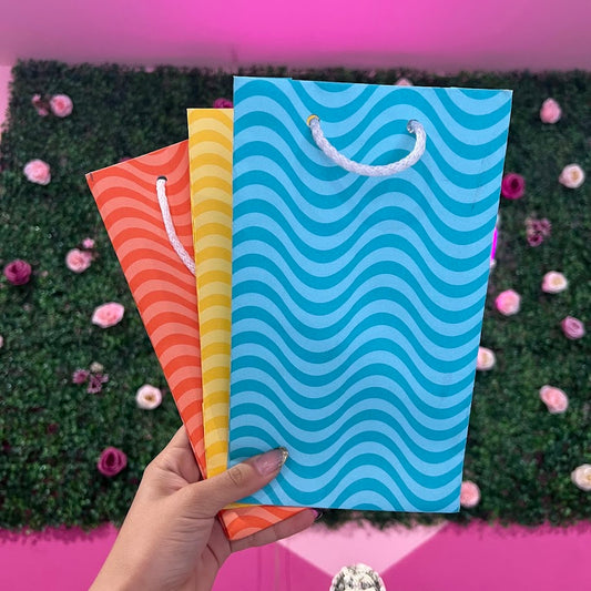 BOLSA PARA REGALO BOLITAS Y RAYAS