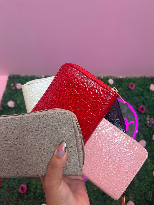 Monedero piel de víbora