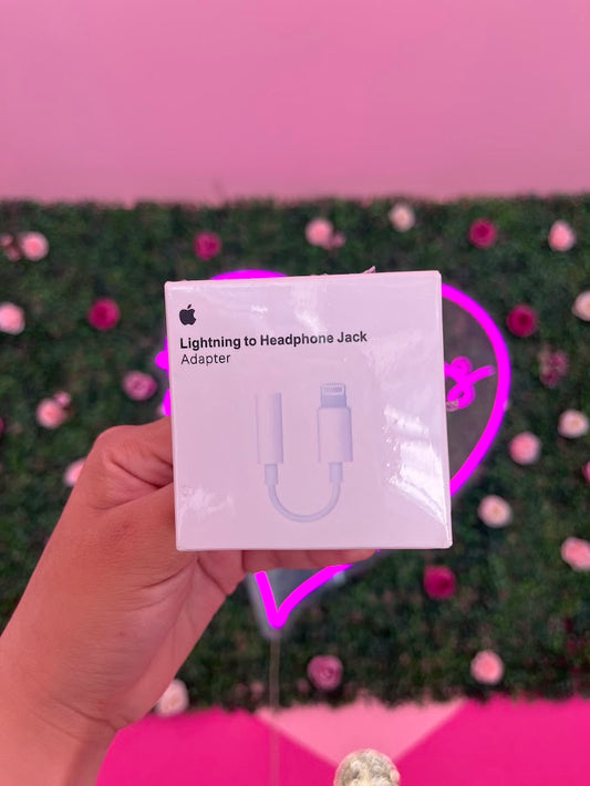 Adaptador lightning a jack 3.5
