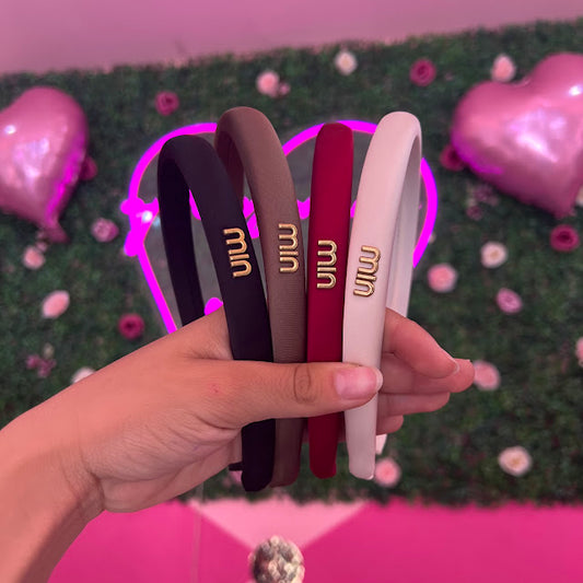 Diadema delgada, distintos colores