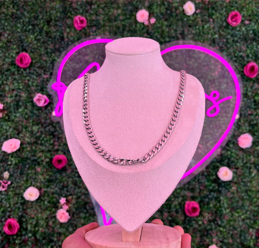 Cadena de acero inoxidable tipo Cartier