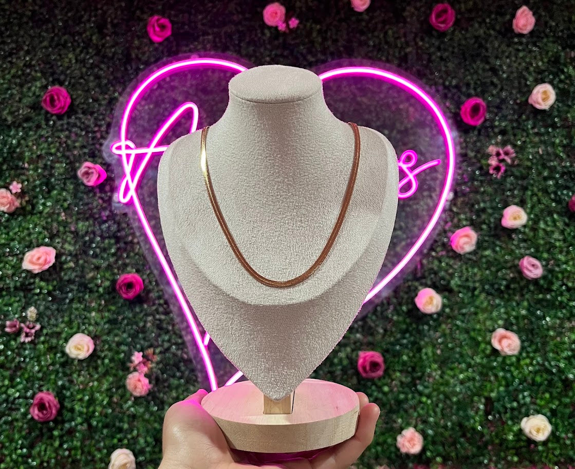 Cadena de acero inoxidable planchada