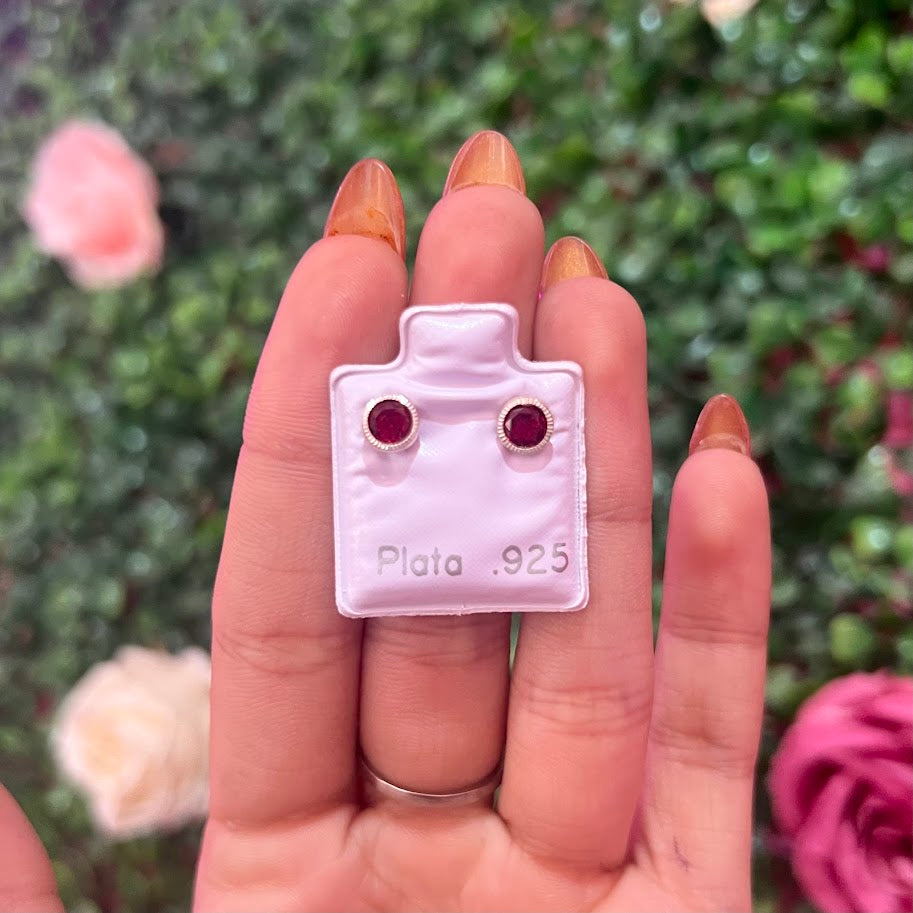 Arete De Plata Con Zirconia