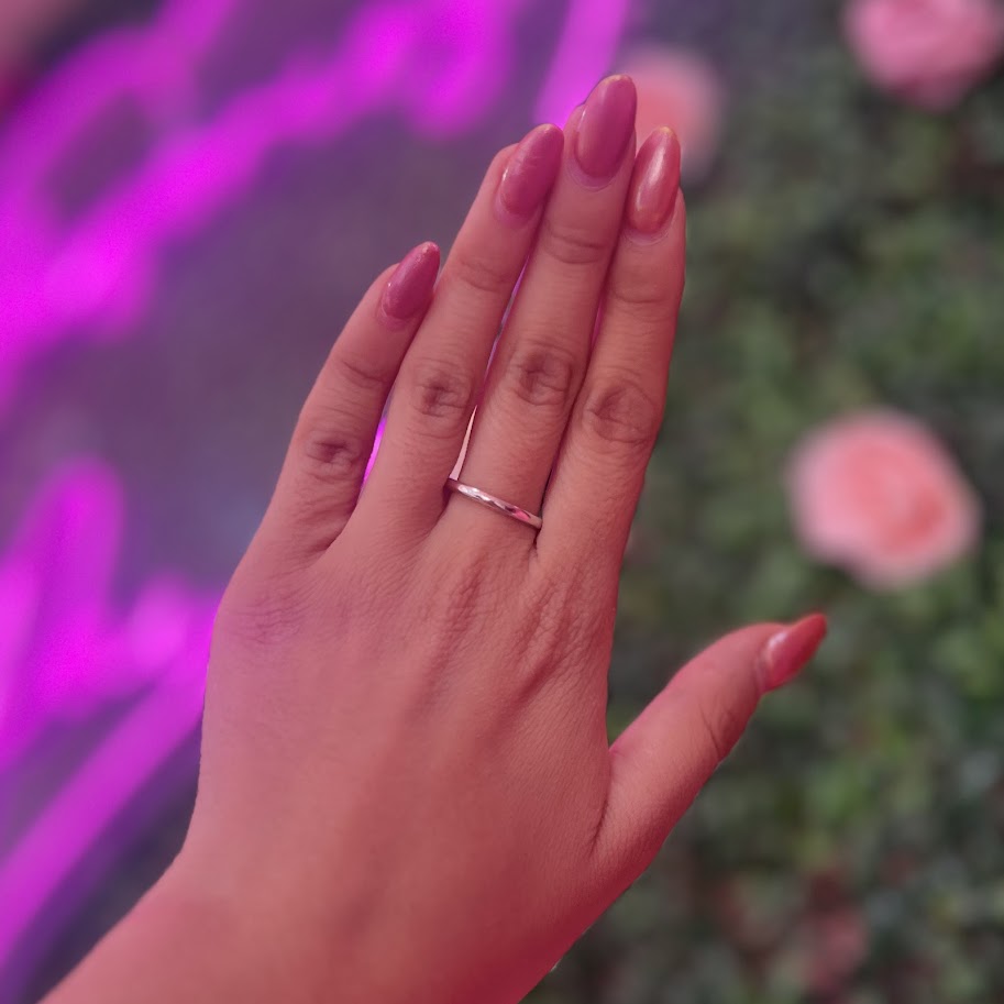 Anillo plata argolla