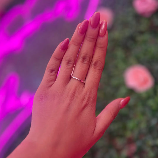 Anillo plata argolla