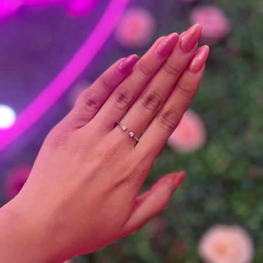 Anillo plata tú y yo” sencillo