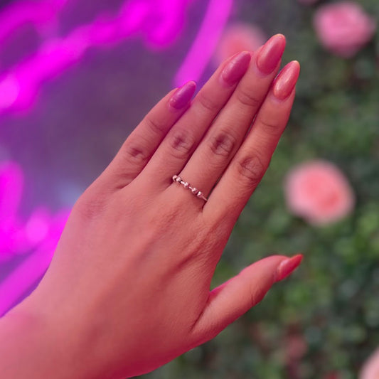 Anillo plata ansiedad