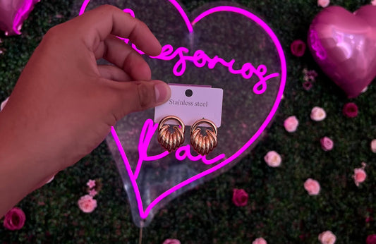 Aretes de acero inoxidable, aros colgantes