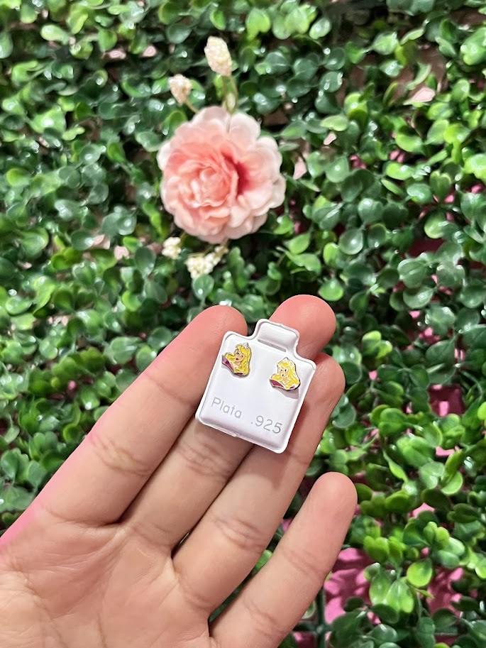 Arete Esmaltado De Plata