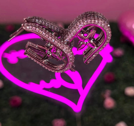 Arracadas de acero inoxidable, cuadradas