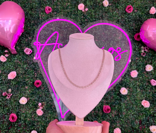 Cadena Doble Eslabon De Plata