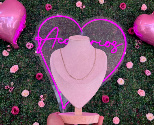 Cadena Doble Eslabon De Plata