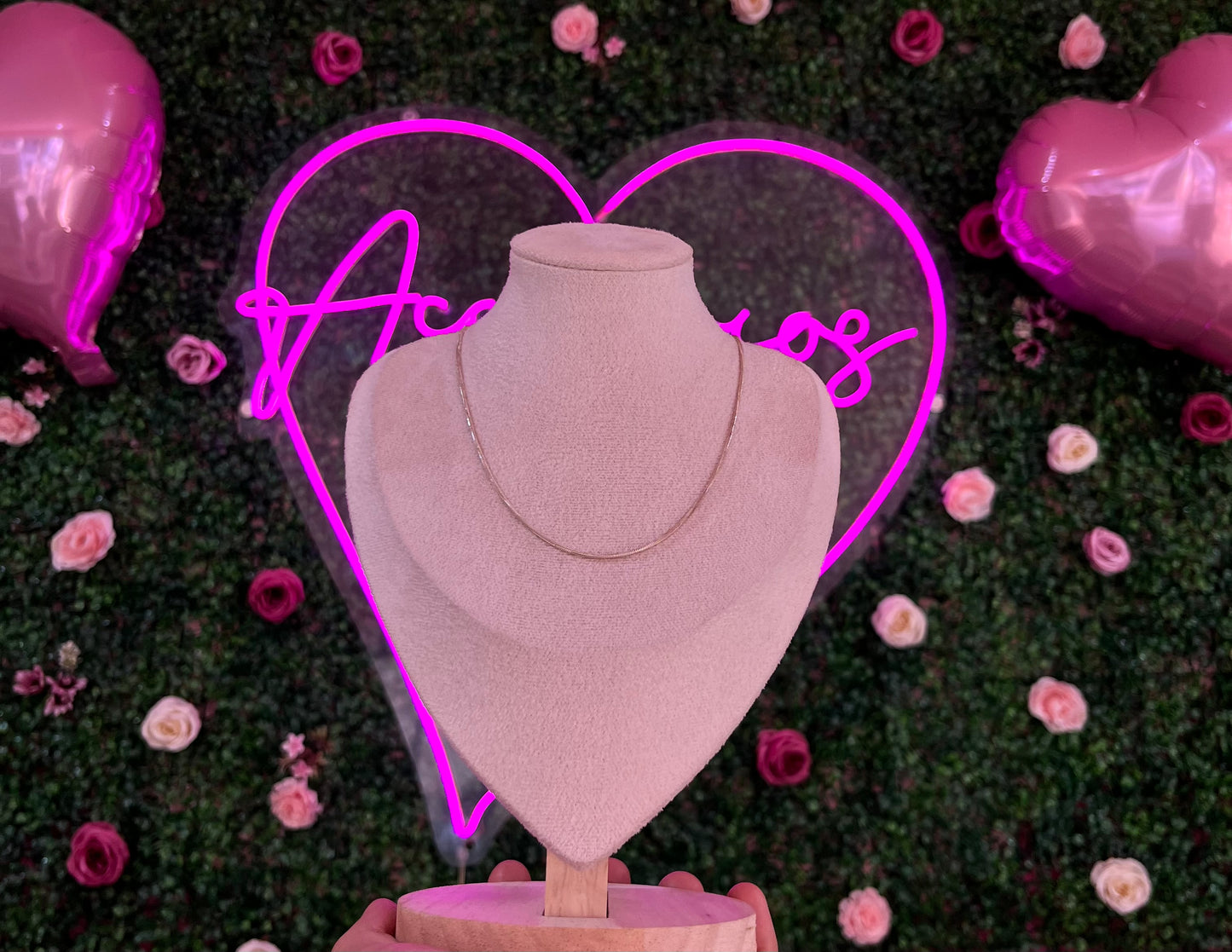 Cadena Cola De Raton De Plata