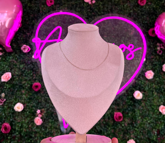 Cadena sencilla plata