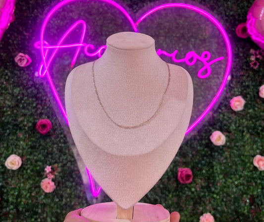 Cadena de plata cartier