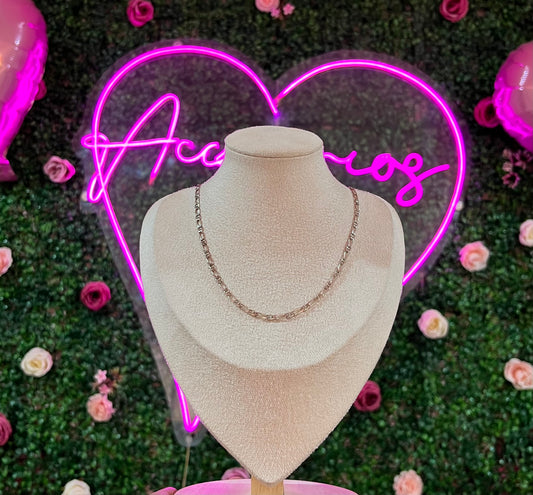 Cadena Sencilla De Plata