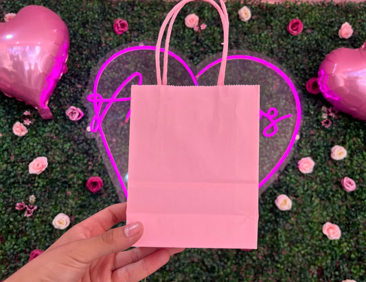 Bolsa De Regalo Mini Color Rosa