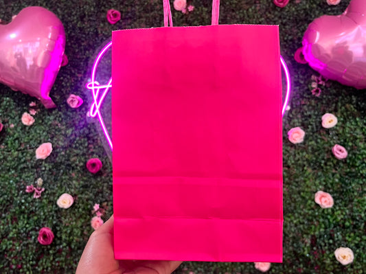 Bolsa De Regalo Mediana Color Rosa