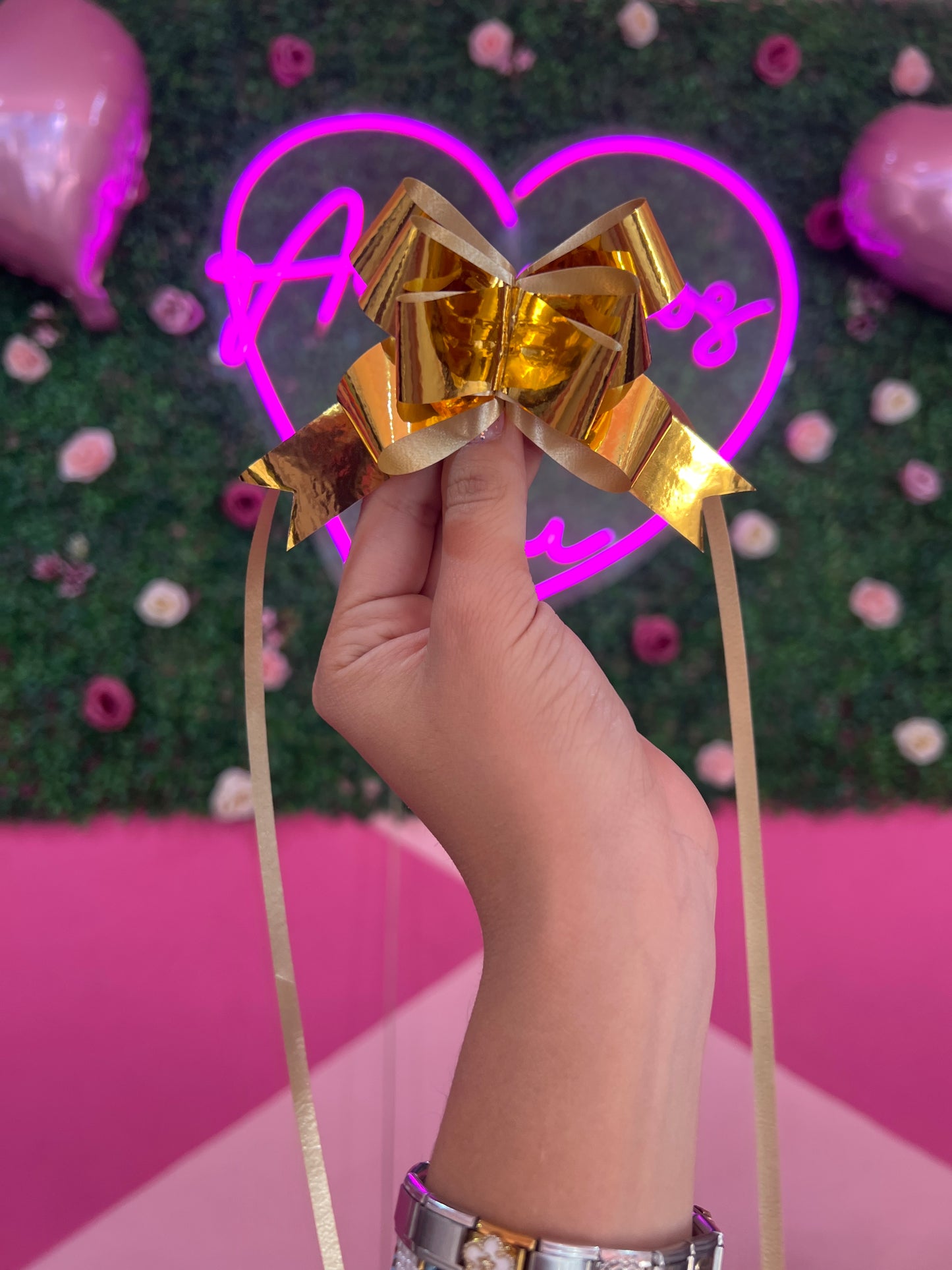 MOÑO CHICO COLORES METALICO