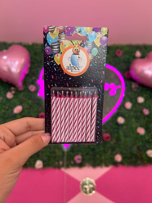 VELA MAGICA CARAMELO ROSA